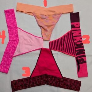 Pick One - Pink, Xhilatation Panties Thongs, M